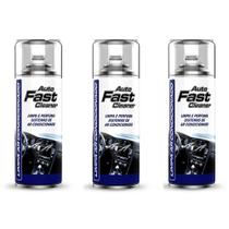 Kit com 3 Limpa Ar Condicionados Auto Fast Cleaner 200ml