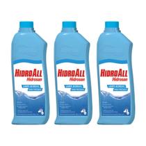Kit Com 3 Limpa Bordas Para Piscinas Hidrosan Hidroall 1 Litro Kit Com 3 Limpa Bordas Para Piscinas Hidrosan Hidroall 1 Litro