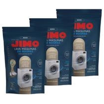 Kit com 3 Limpa Máquina De Lavar Roupa Jimo com 2 pastilhas 20g cada