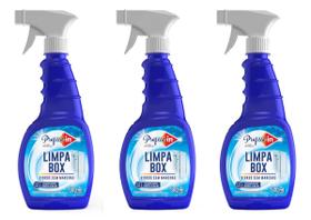 Kit com 3 Limpa Vidros e Box Profisse IN 500ml Tablet IN