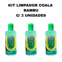 Kit com 3 limpadores perfumados coala bambu 120ml