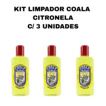 Kit com 3 limpadores perfumados coala citronela 120ml