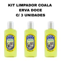 Kit com 3 limpadores perfumados coala erva doce 120ml
