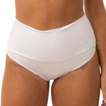 Kit Com 3 Lindas Calcinha Cós Alto Cores Atacado Pós Parto