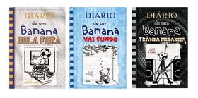 Kit Com 3 Livros - Diário De Um Banana Vol. 15 16 E 17 - Capa Dura