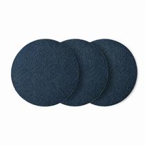 Kit com 3 Lixa Carbonada para Piso 350 mm Grão 120 com tiras autocolantes Hessen Kit com 3 Lixa Carbonada para Piso 350 mm Grão 120 com tiras autocolantes Hessen