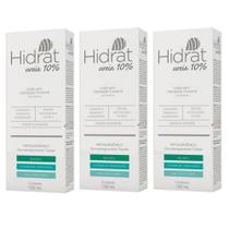 Kit com 3 Locao de Hidratacao Corporal Hidrat Ureia 10% Cimed 150ml