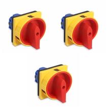 Kit com 3 lukma chave lw28gs-25a 2 posições 4 polos (25019) Kit com 3 lukma chave lw28gs-25a 2 posições 4 polos (25019)