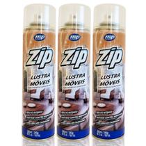 Kit com 3 Lustra Móveis Spray 300ml Zip