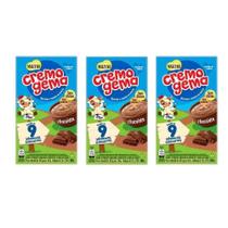 Kit Com 3 Maizena Cremogema Chocolate 180g