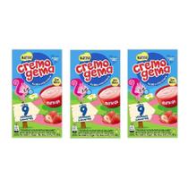 Kit Com 3 Maizena Cremogema Morango 180g Kit Com 3 Maizena Cremogema Morango 180g