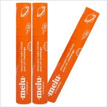 Kit com 3 mascara para cilios peel off melu rrf517 challenge rubyrose