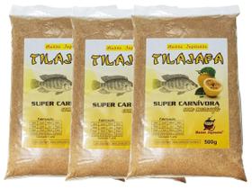 Kit com 3 Massas Japonesa Tilajapa Maracujá Para Pesca - 3x500 Gramas Kit com 3 Massas Japonesa Tilajapa Maracujá Para Pesca - 3x500 Gramas