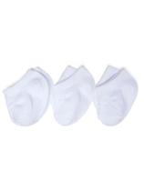 Kit com 3 meias bebê invisível puket 70659