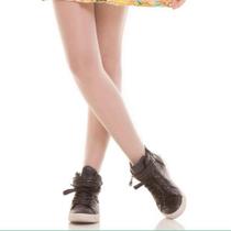 Kit com 3 meias calça infantil transparente fio 20 trifil - w06851