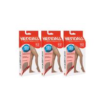 Kit com 3 Meias-calça Kendall Sem Ponteira Média Compressão (18-20 mmHg) - 1701 - Kendall Meias