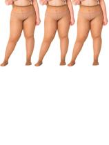 Kit com 3 Meias Calças Fio 40 Opaca Trifil 6101 Plus Size Kit com 3 Meias Calças Fio 40 Opaca Trifil 6101 Plus Size