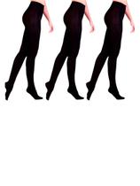 Kit com 3 Meias Calças Fio 80 Lã Acrílica Loba 5805-001 Kit com 3 Meias Calças Fio 80 Lã Acrílica Loba 5805-001