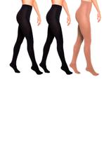 Kit com 3 Meias Calças Fio 80 Opaca Loba 5858-001 Colorido Kit com 3 Meias Calças Fio 80 Opaca Loba 5858-001 Colorido