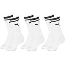 Kit Com 3 Meias Cano Longo Algodão Atoalhada Heritage Esportiva Academia Puma