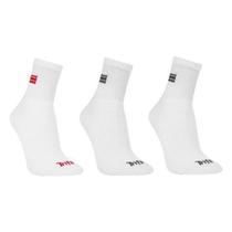 Kit com 3 meias cano medio sortida socks - trifil