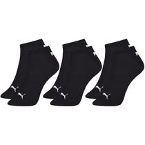 Kit com 3 Meias Esportiva Puma Cano Baixo Lisa Modelo Sapatilha Sport Calcanhar Verdadeiro Adulto Kit com 3 Meias Esportiva Puma Cano Baixo Lisa Modelo Sapatilha Sport Calcanhar Verdadeiro Adulto