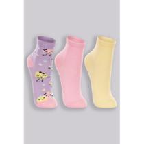 Kit com 3 Meias Infantil Estampadas - Lupo