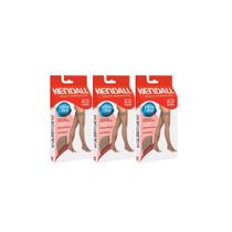 Kit com 3 Meias Kendall 7/8 Sem Ponteira Média Compressão (18-21 mmHg) - 1712 - Kendall Meias