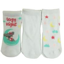 Kit com 3 Meias Soquete Menina Coala - Puket 70845