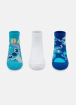 Kit com 3 meias Unissex Stitch - Puket Kit com 3 meias Unissex Stitch - Puket