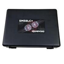 Kit Com 3 Microfones Soundvoice Sm58Lc+ Preto Com Case