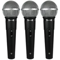 Kit Com 3 Microfones Vocais Ls-50 K3 - Leson