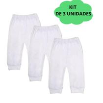 Kit Com 3 Mijoes Com Pé ( Culote) Malha 100% Algodão Cor Branco Tamanho P - Bel bebê confecções Kit Com 3 Mijoes Com Pé ( Culote) Malha 100% Algodão Cor Branco Tamanho P - Bel bebê confecções
