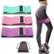Kit com 3 Mini Bands Elásticas para Treino Fitness Kit com 3 Mini Bands Elásticas para Treino Fitness