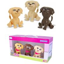 Kit Com 3 Mini Pets Honey Taffy Dj Da Barbie Mattel