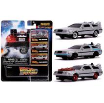 Kit Com 3 Miniaturas Back To The Future 4 Cm Jada Nano Metals