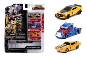 Kit Com 3 Miniaturas Transformers 4 Cm Jada Nano Metals Kit Com 3 Miniaturas Transformers 4 Cm Jada Nano Metals
