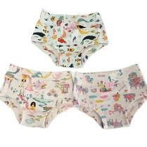 kit com 3 modelo Calcinha cotton algodão Upman Cor: mistoTamanho: 2