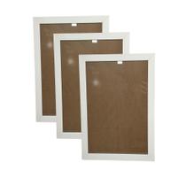 Kit Com 3 Molduras A4 21x30 Diploma Certificado C/Acetato