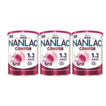 Kit com 3 Nanlac Comfor 1 A 3 Anos 800g