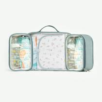 Kit Com 3 Necessaire Linha Glamour Azul - Hug