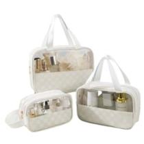 Kit com 3 necessaires xadrez em 3tamanhos diferentes a prova d'água