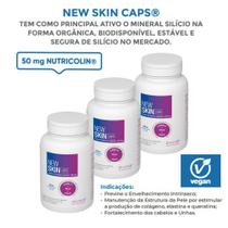 Kit com 3 New Skin Caps Cabelo Pele e Unhas