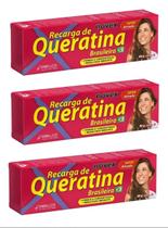 Kit Com 3 Novex Recarga De Queratina Reconstruçao Dos Fios 80g Kit Com 3 Novex Recarga De Queratina Reconstruçao Dos Fios 80g