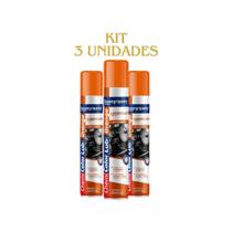 Kit com 3 Óleos Anti corrosivos Desengripante 250ml Chemicolor