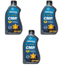 Kit com 3 Óleos Para Compressor De Pistão Cmp Aw 150 1 Litro - Chiaperini