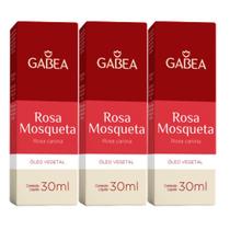 Kit com 3 Oleos Vegetais Rosa Mosqueta Duom 30ml