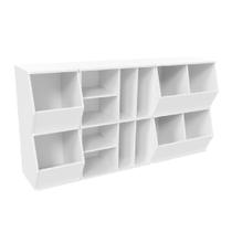 Kit com 3 Organizadores Para Brinquedos 100 MDF Kit com 3 Organizadores Para Brinquedos 100 MDF