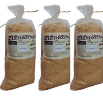 Kit com 3 Paçoca de Colher Mineira de Piranguinho 500 g cada Total 1,5 kg Kit com 3 Paçoca de Colher Mineira de Piranguinho 500 g cada Total 1,5 kg