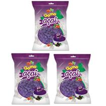 Kit com 3 Pacotes de Bala Gominha Original Açaí Aniversários Kit com 3 Pacotes de Bala Gominha Original Açaí Aniversários